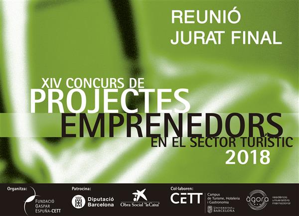 Reunió Jurat Final del XIV Concurs de Projectes Emprenedors en el Sector Turístic 2018