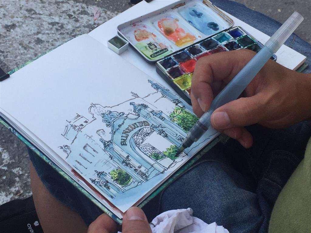 Urban Sketching, a unique opportunity to travel from home