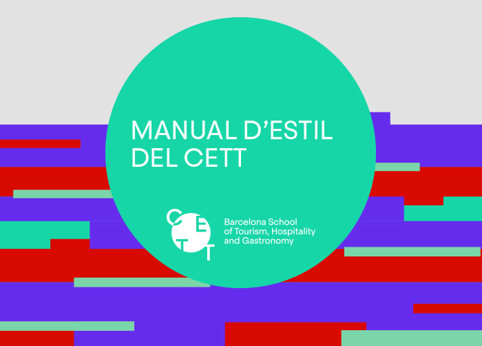 Fotografia de: El nou Manual d’estil del CETT, a l’abast de tota la comunitat | CETT