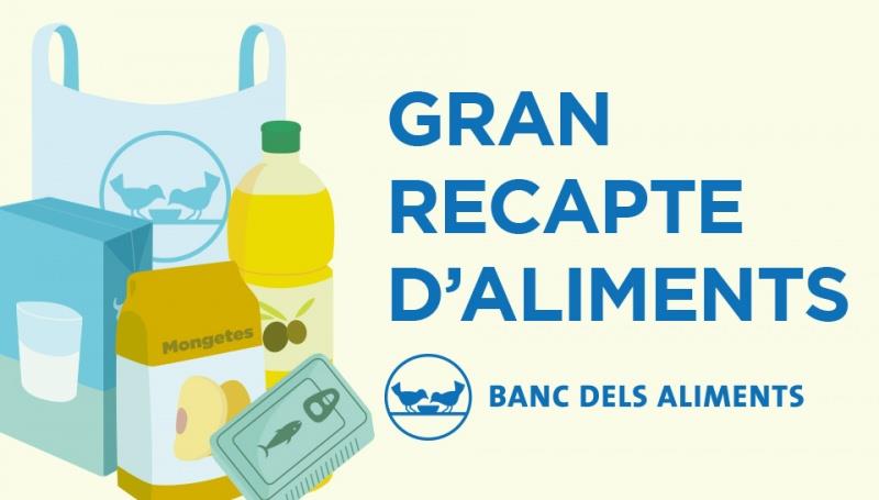 Fes-te voluntari de la 'Gran Recapte d’Aliments a Catalunya' 28 i 29 de novembre