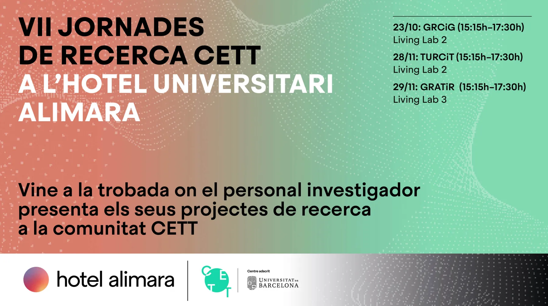 VII JORNADES DE RECERCA CETT