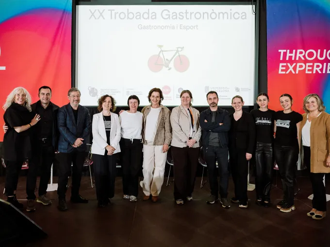 Foto de familia sobre el escenario