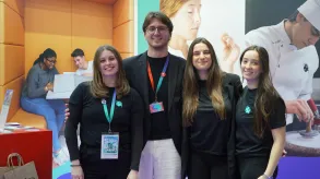 El equipo informador del CETT en el Saló de l'Ensenyament