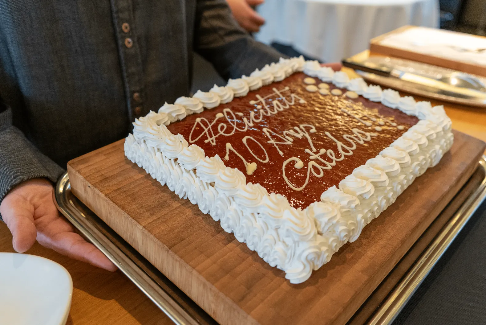 pastel de celebración