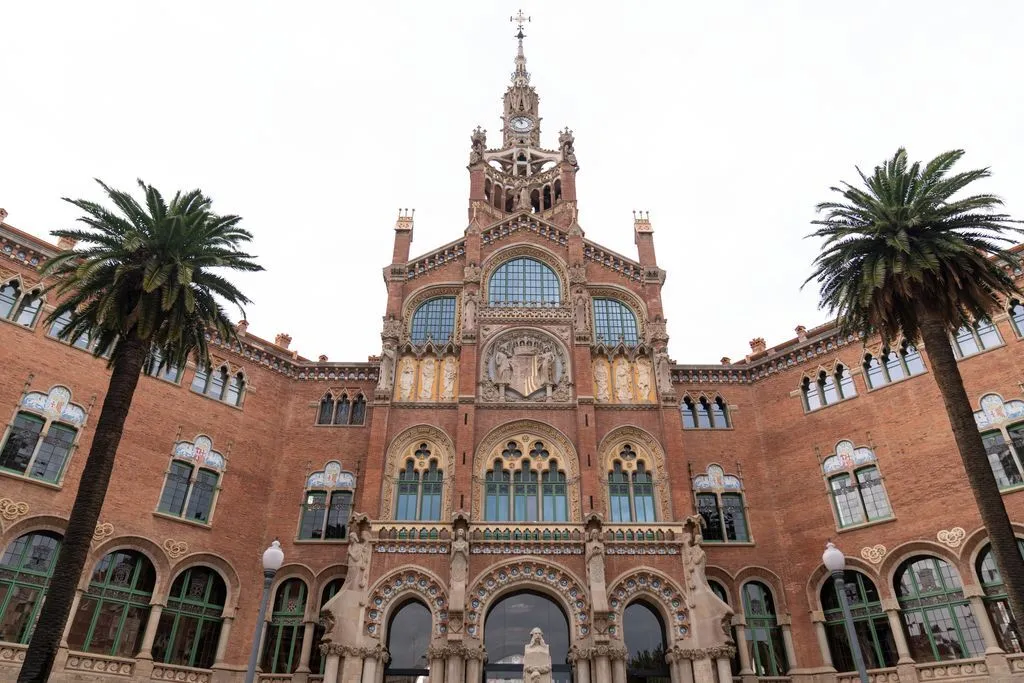 Fachada del Hospital de Sant Pau