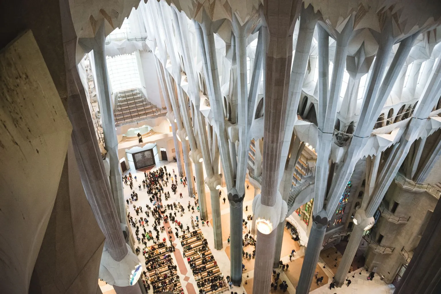 Interior de la Sagrada Familia