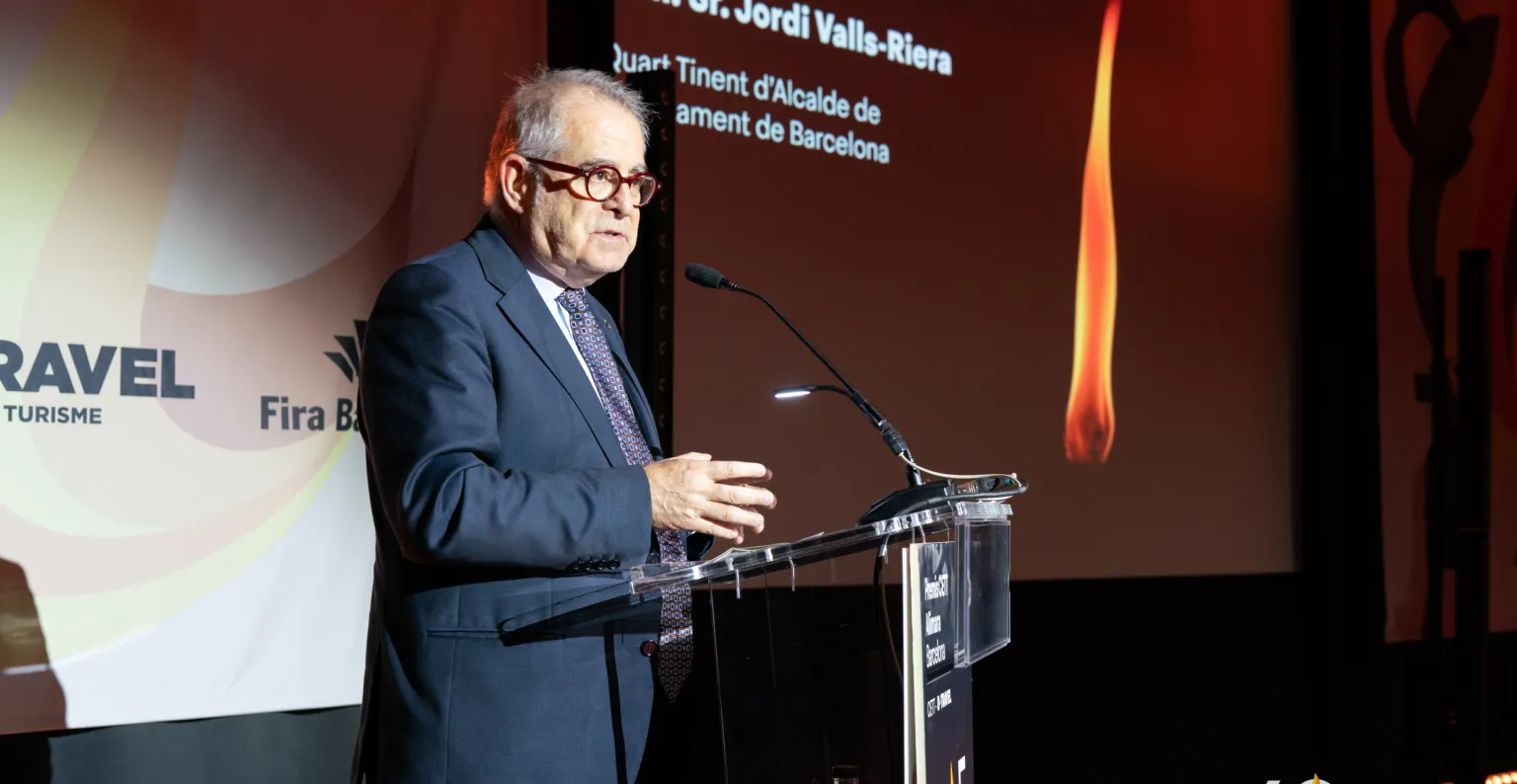Sr. Jordi Valls-Riera, quart tinent d'alcalde de l'Àrea d'Economia, Hisenda, Promoció Econòmica i Turisme de l'Ajuntament de Barcelona 