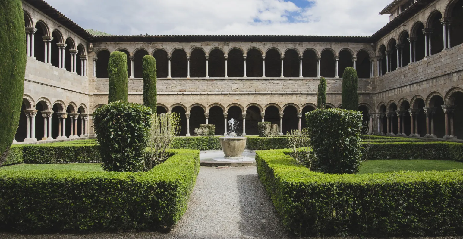 Interior del monestir de Ripoll