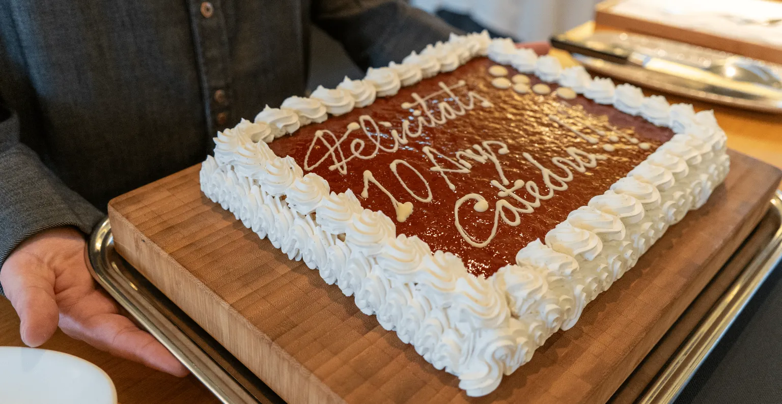 pastel de celebración