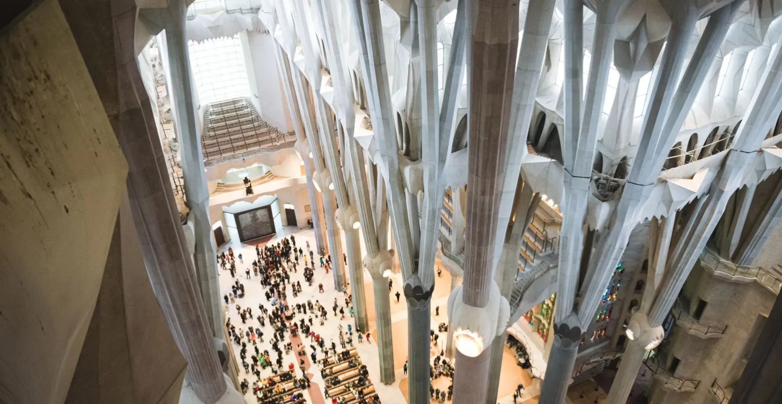 Interior de la Sagrada Familia