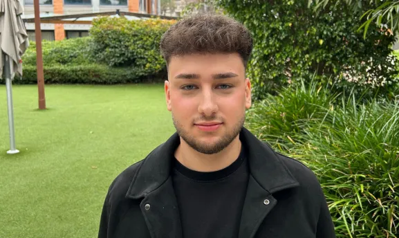 persona en primer plano